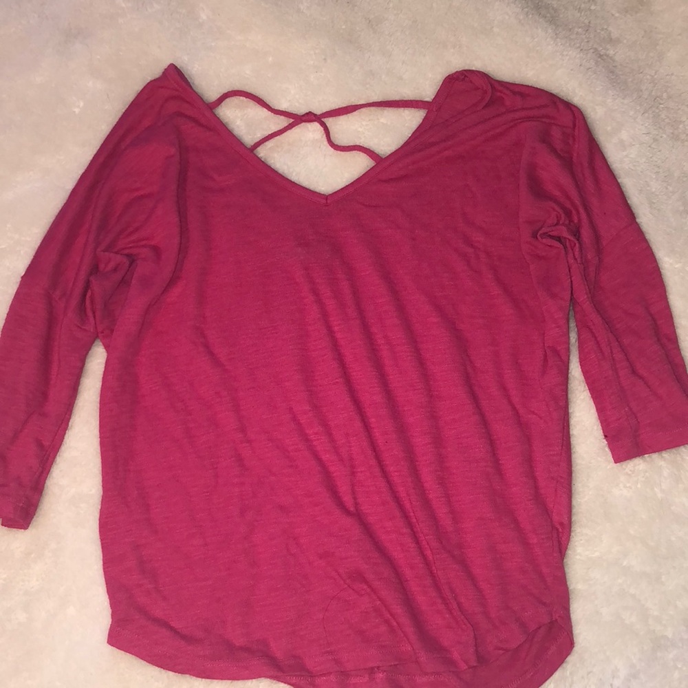 Maurices. Pink 3/4 sleeve.
